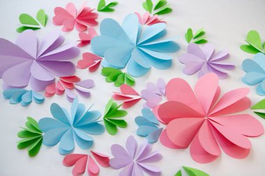 Parlak bahar çiçekleri, çiçek dekoru