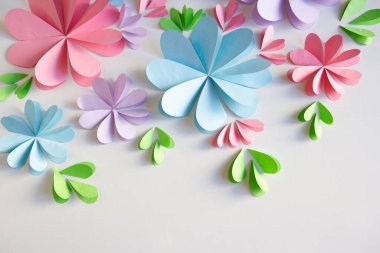 Parlak bahar çiçekleri, çiçek dekoru