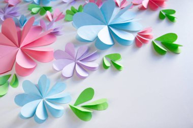 Parlak bahar çiçekleri, çiçek dekoru