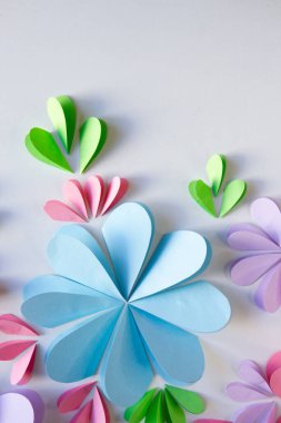 Parlak bahar çiçekleri, çiçek dekoru