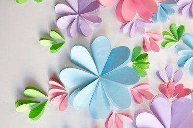 Parlak bahar çiçekleri, çiçek dekoru