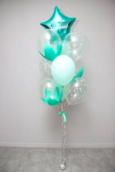 Parti için balon seti. Balondaki yazı 