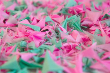 Pembe ve naneli kağıt arkaplan, ekran koruyucusu ekranda