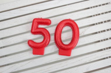 red candle numbers 50