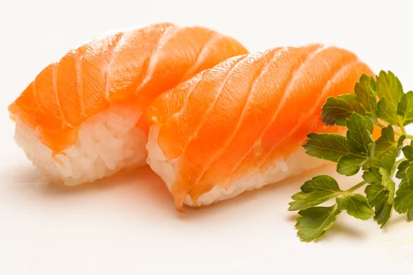 Sushi nigiri łosoś — Zdjęcie stockowe