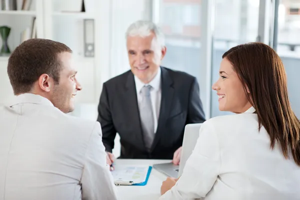 Nuestro asesor financiero — Foto de Stock