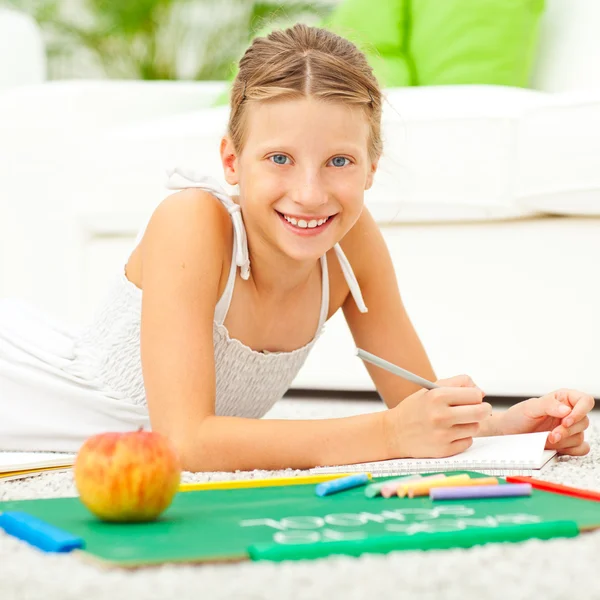 Happy Schoolgirl — Stock Photo, Image