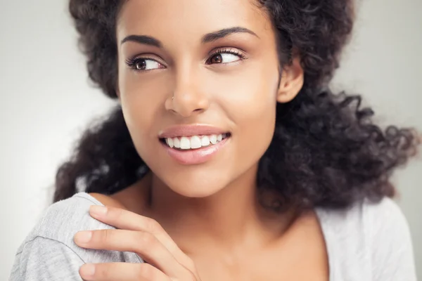 Smiling African Woman Stock Picture