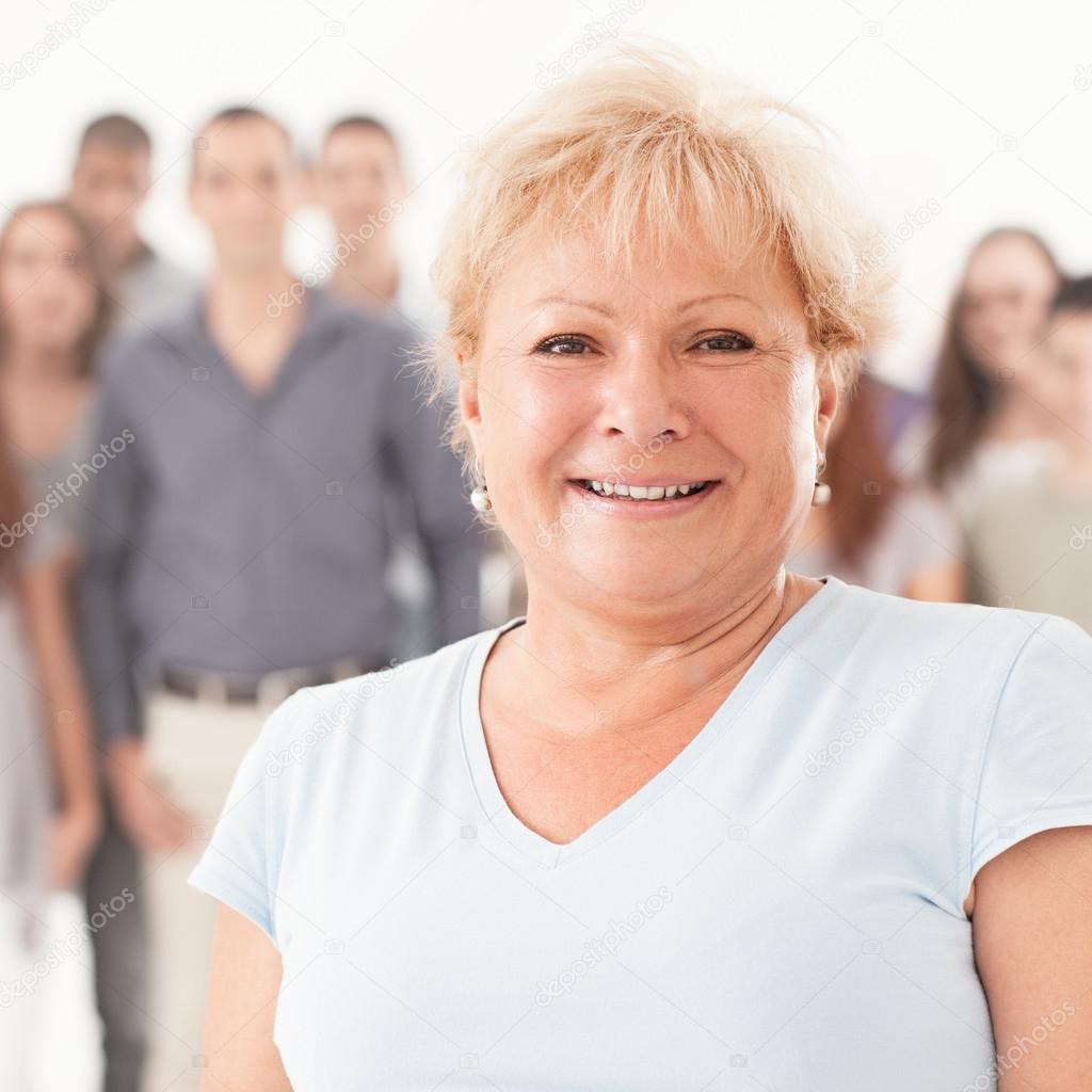 Senior Woman Smiling