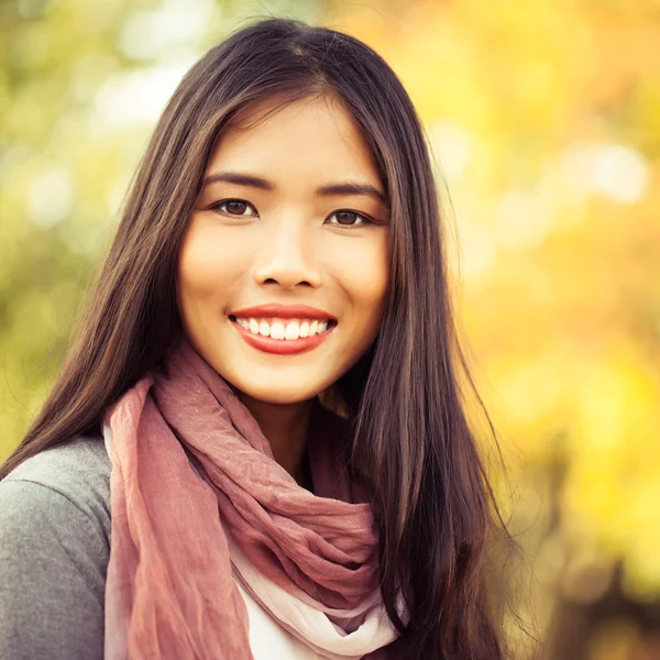 Herfst glimlach — Stockfoto