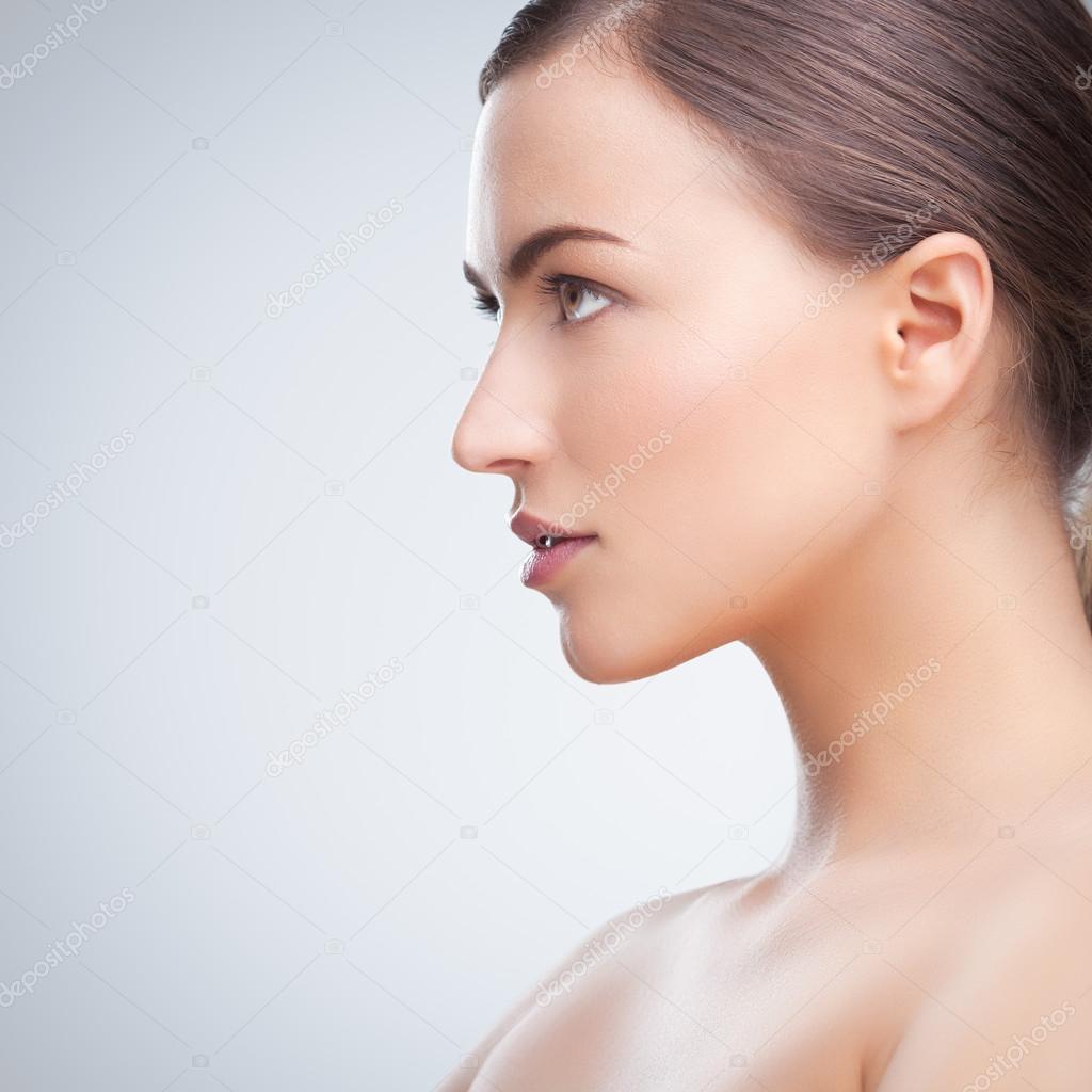 Beautiful Woman's Profile