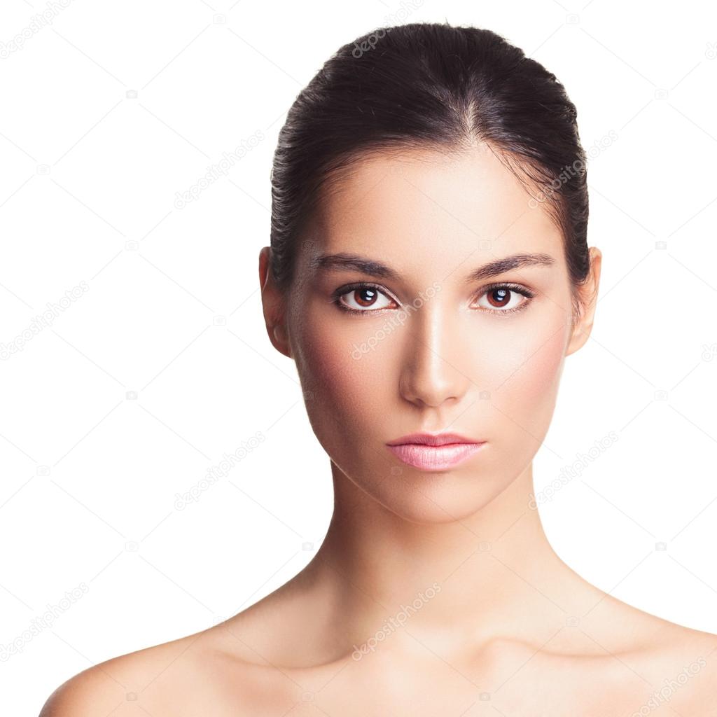 Mujer rostro modelo fotos de stock, imágenes de Mujer rostro modelo sin  royalties | Depositphotos