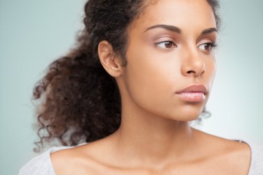 Üzgün Afrikalı Kadın