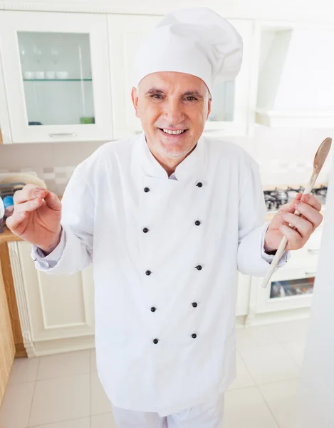 Retrato de um chef — Fotografia de Stock