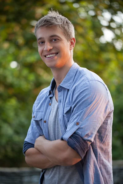 Portait of a Smiling Man — Stock Photo, Image