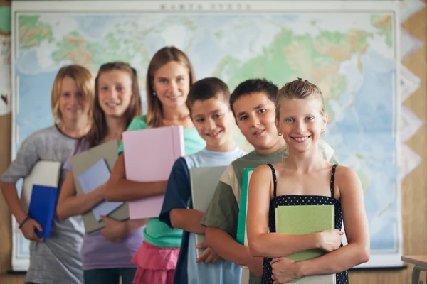 Primary School Students in the Classroom — Stock Photo, Image