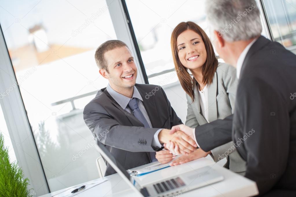 Businessmen Shaking Hands