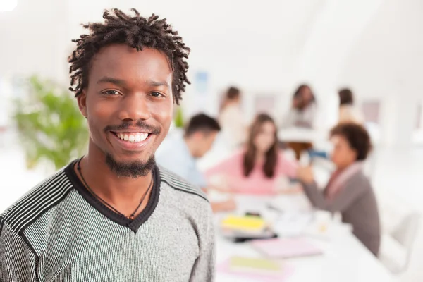 Smiling African College Student — Stock Photo, Image