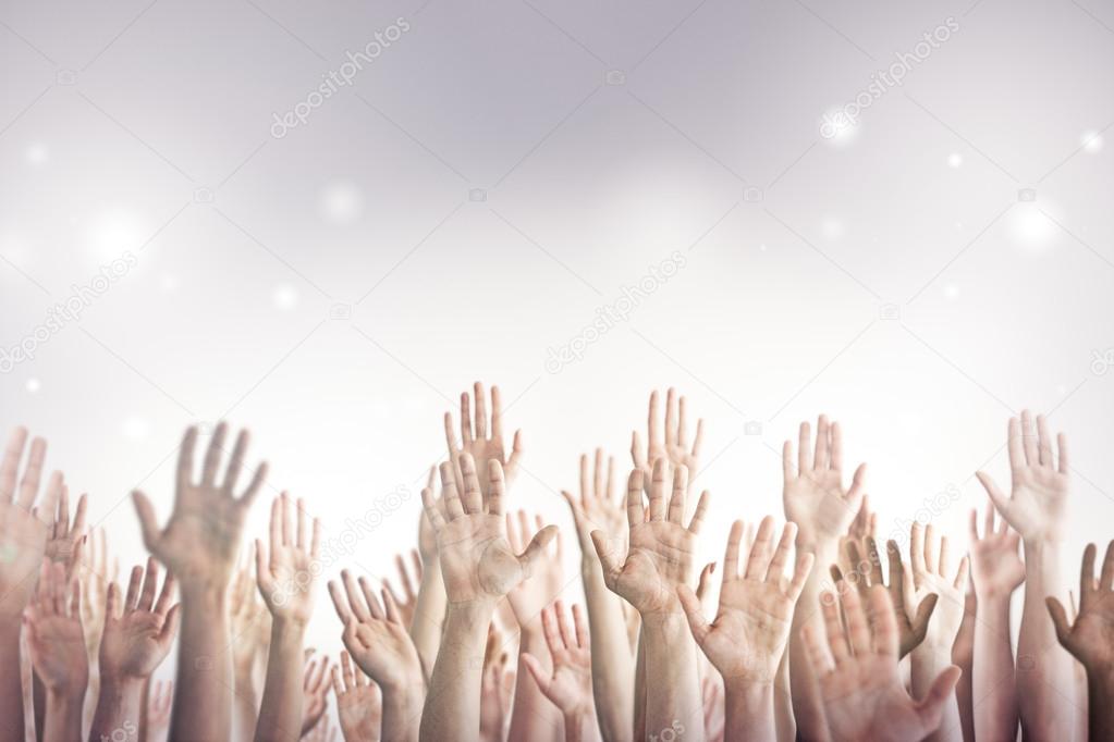 Many Hands Up