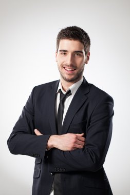 Genç bir iş adamının portresi
