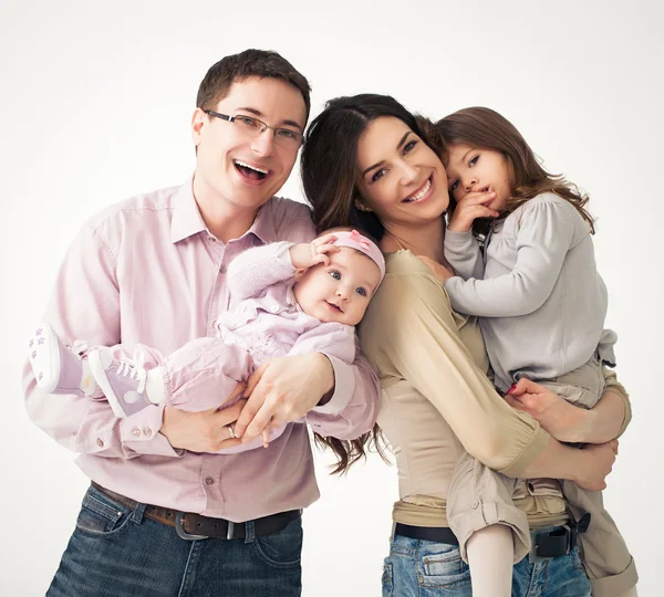 Familia feliz —  Fotos de Stock