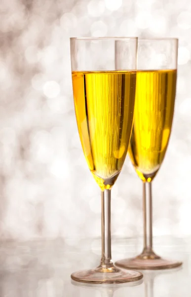 Šampaňské flétny — Stock fotografie