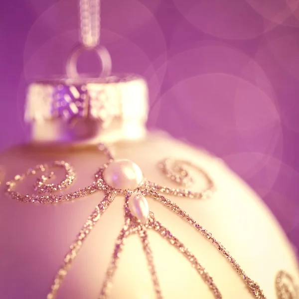 Elegante ornamento natalizio — Foto Stock