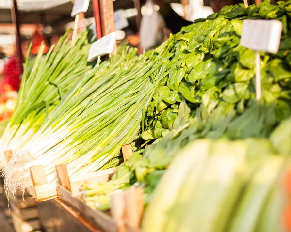 Légumes frais au marché ouvert — Photo
