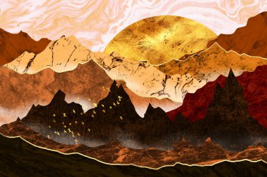 Sonbaharda altın dağlar