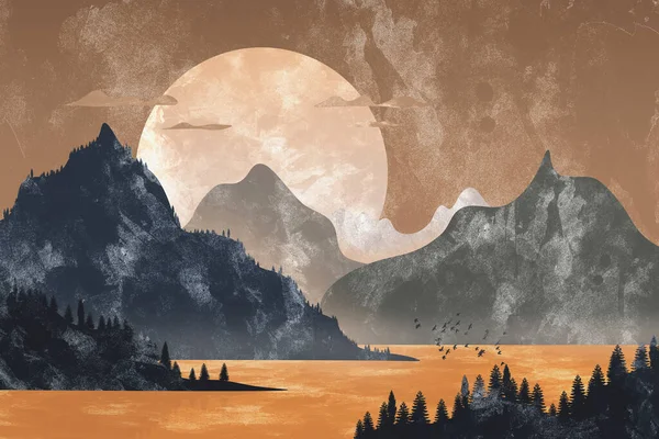 Öğleden sonra dağlarda