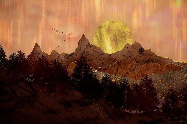 Bakır dağlar ve altın güneş