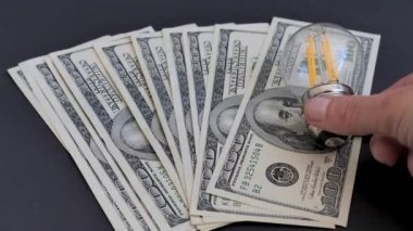 Saving money on energy savings. Energy saving LED bulb