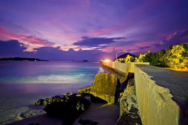 Ciel nocturne Maldives — Photo