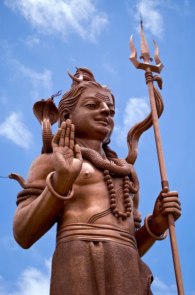 Bronze Shiva Statue on Mauritius — Stock Photo, Image