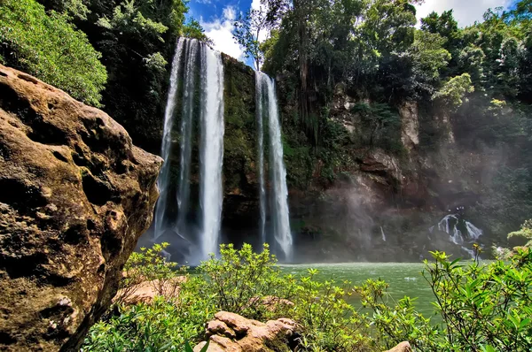 Misol Ha Cascata in Messico Immagini Stock Royalty Free