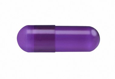 beyaza izole edilmiş hap