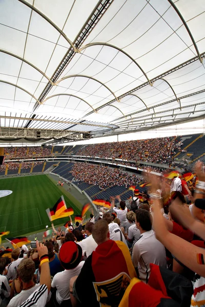 De ventilators van de voetbal van Duitsland — Stockfoto