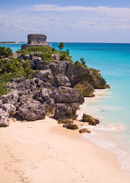 Strand von Tulum — Stockfoto