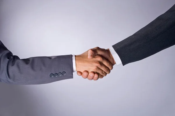 Businessman shaking hands — Stock Photo, Image