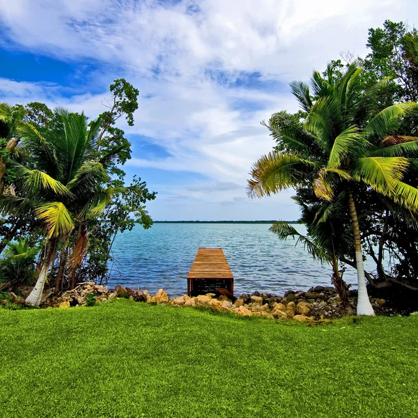 Jetty Maldivas — Foto de Stock