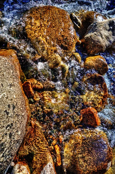 Stones in the river bed — Stock Photo, Image