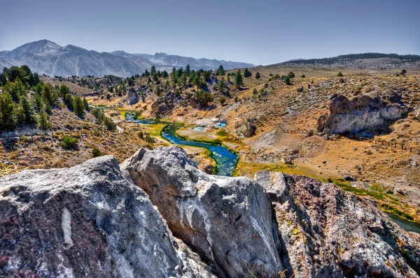 River through barren landscape — Stock Photo, Image