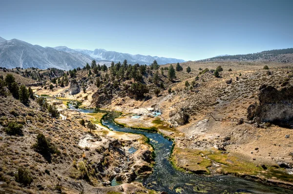 River in barren landscape — Stock Photo, Image