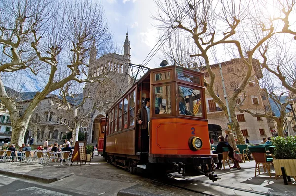 Tram su Maiorca Immagine Stock