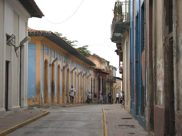 Δρόμος Στην Παλιά Πόλη Guaira Venezuela — Φωτογραφία Αρχείου