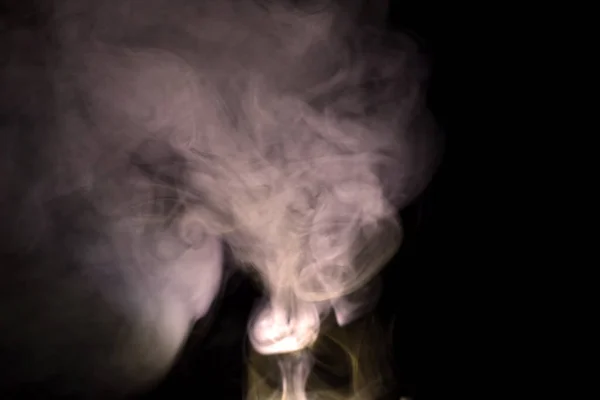 Elmosódott Füst Köd Fekete Háttérrel Kiváló Minőségű Fénykép — Stock Fotó