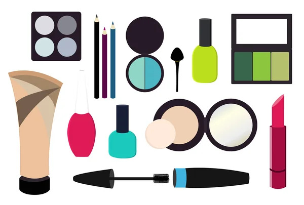 vektör kozmetik set