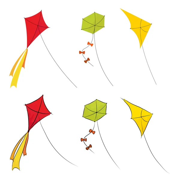 Kite vectorillustratie — Stockvector