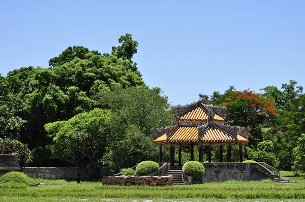 Parque de la Ciudadela de Hue Imagen de archivo