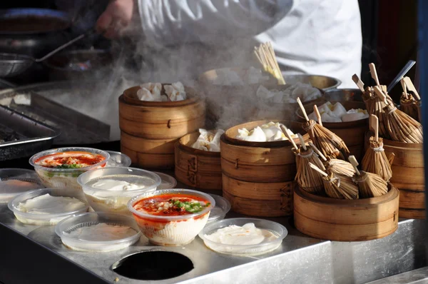 Beijing Food Market Stock Image